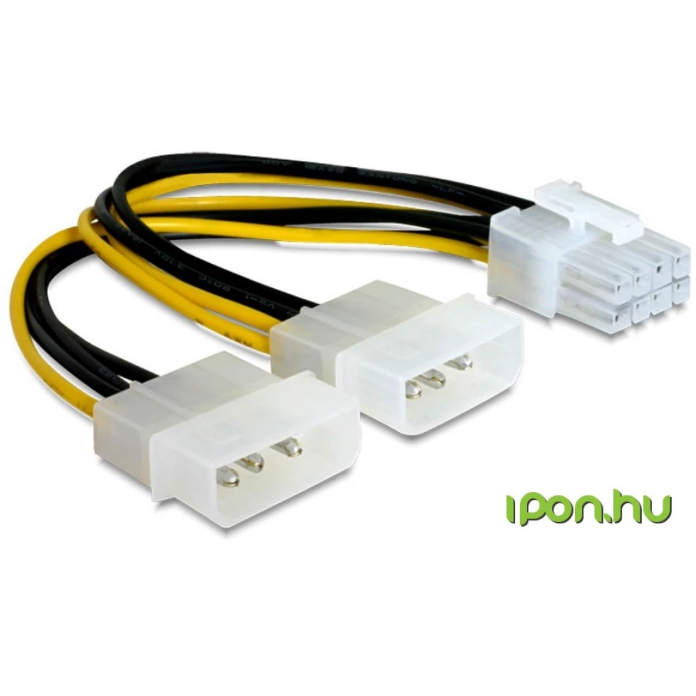 GEMBIRD PCI Express 8 pin Molex Átalakító Fekete 5cm CC PSU 81 iPon hu