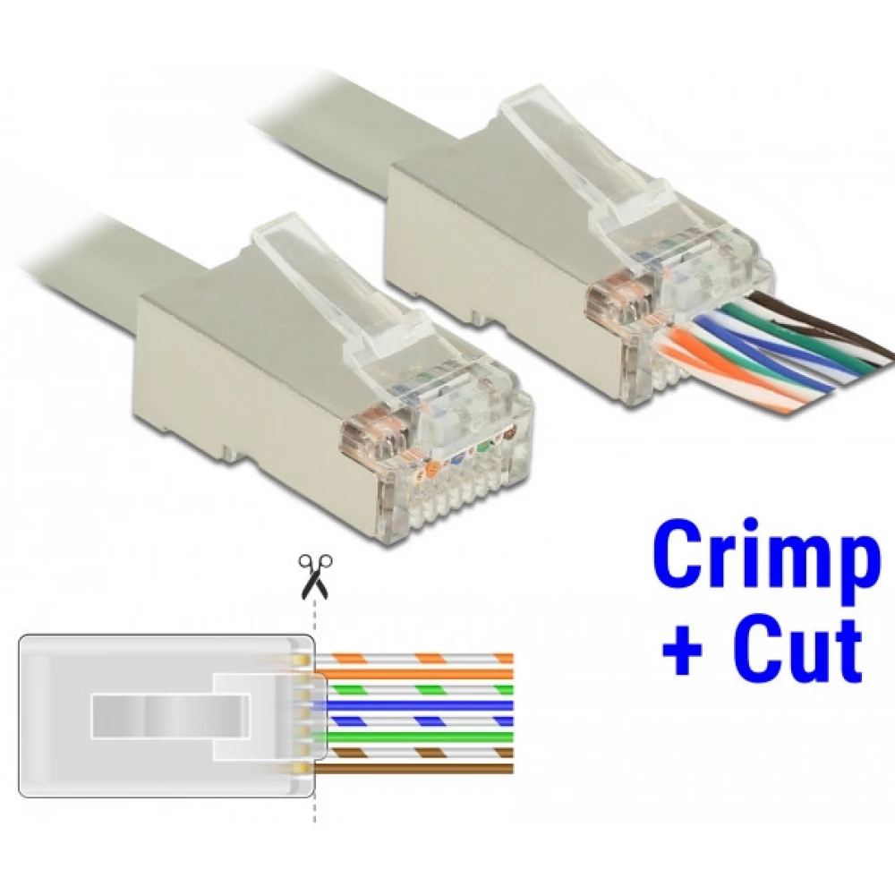 Delock Rj Crimping Tool Cutting Eszk Zk Szlet Iponcomp