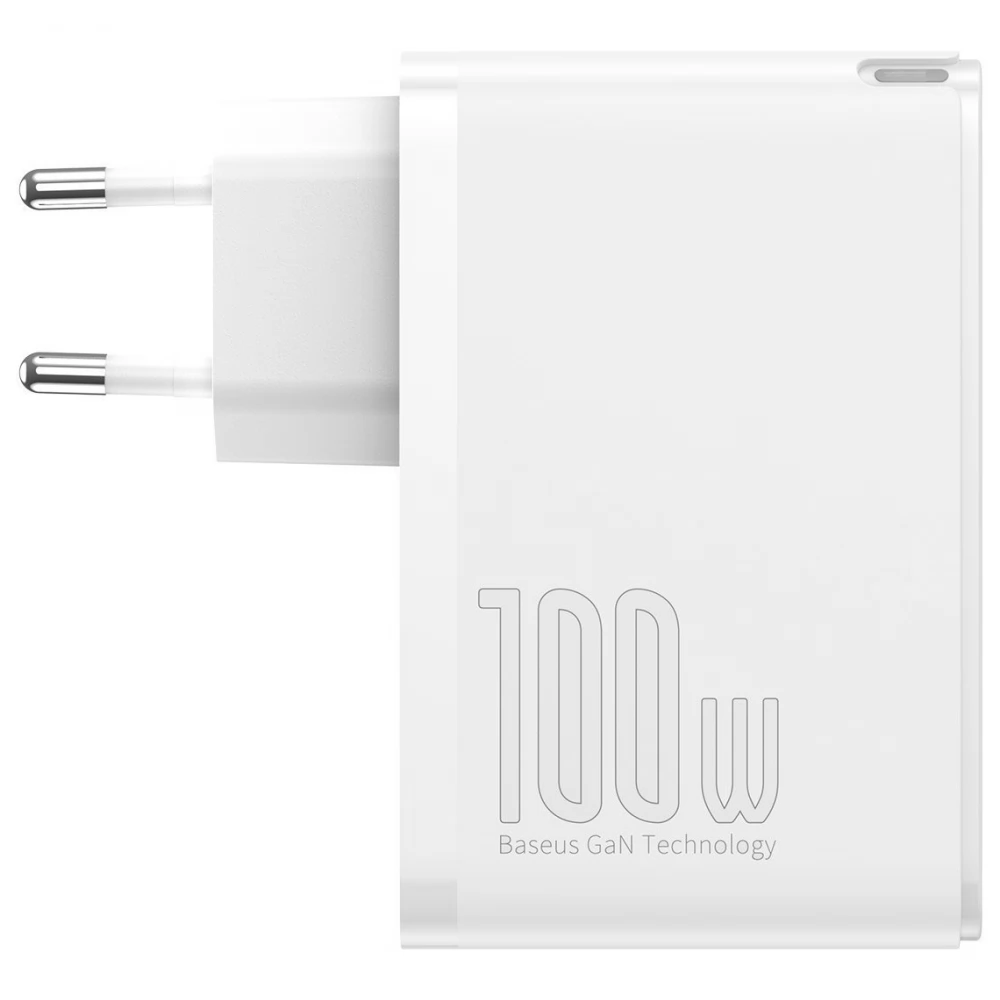 BASEUS GaN2 Pro Quick Travel Charger 2x USB 2x USB C 100W EU fehér