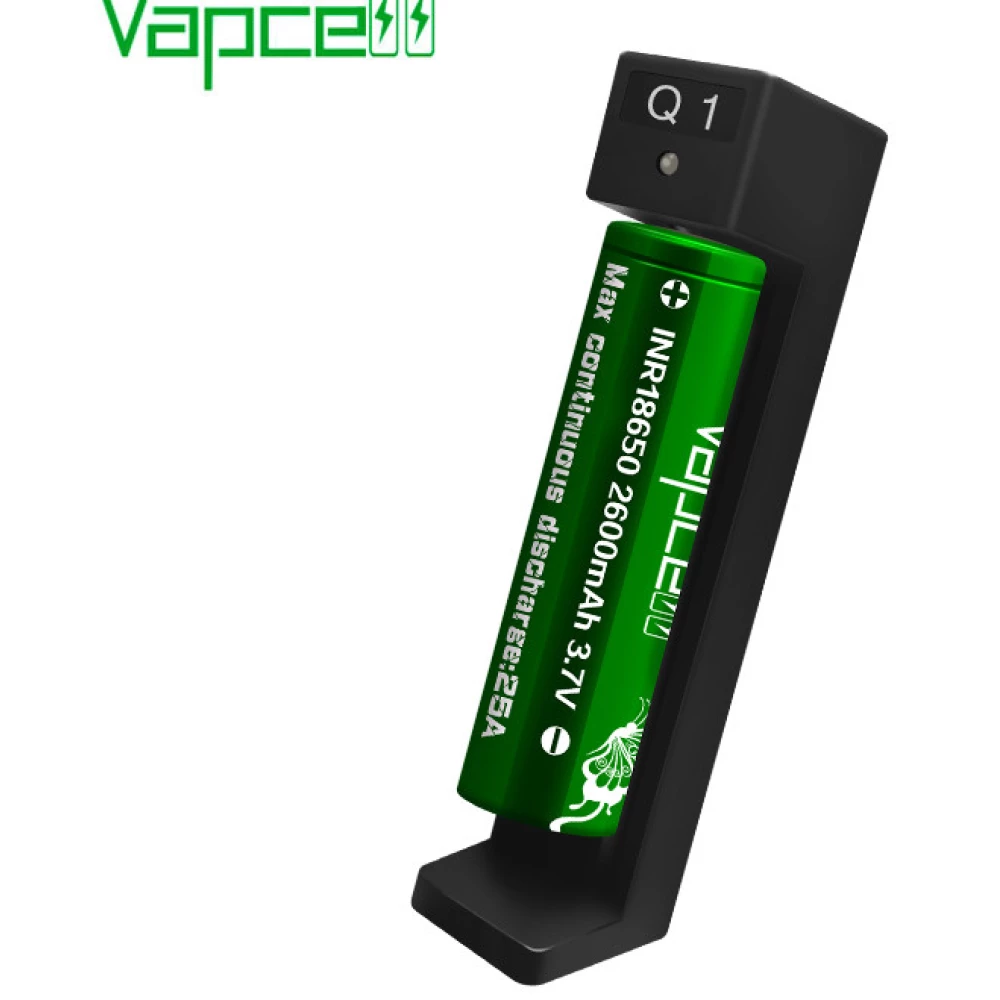 Vapcell Q1 Li Ion Rechargeable Battery Charger IPoncomp