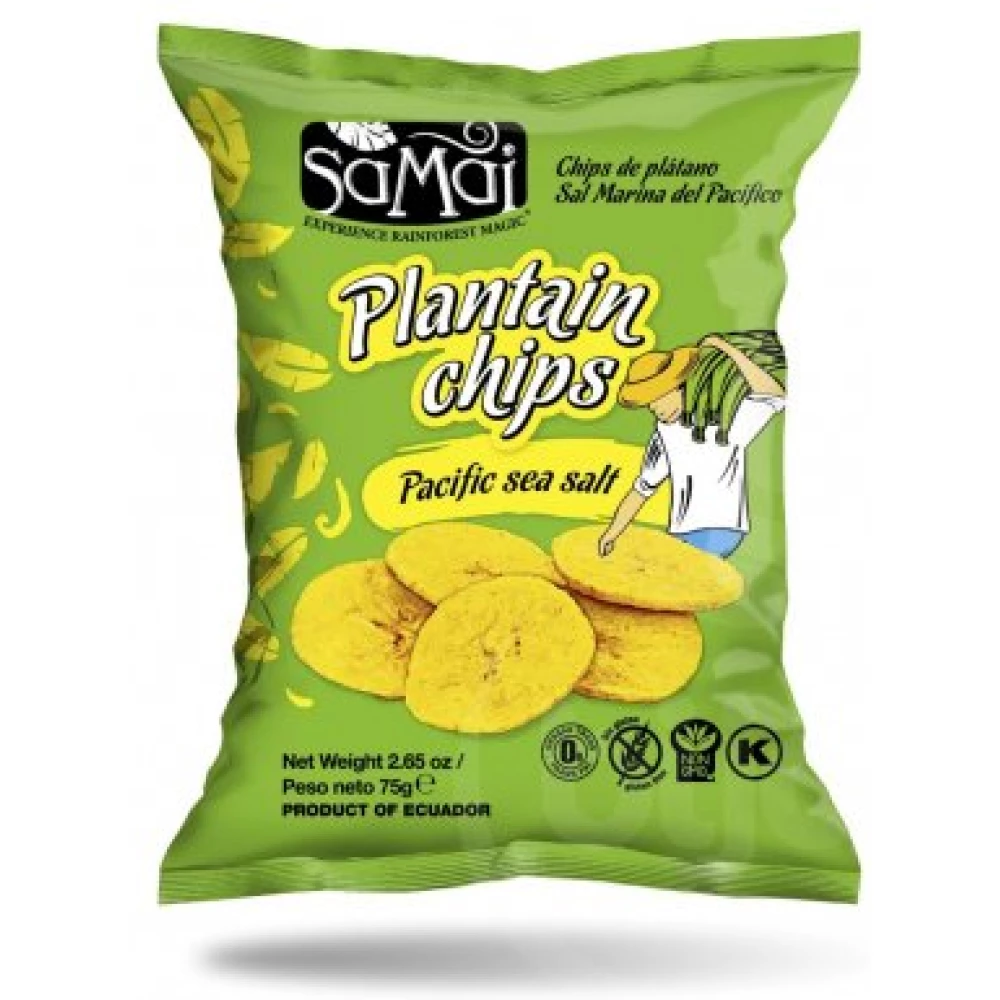 Samai plantain főzőbanán chips tengeri sós 75 g iPon hu