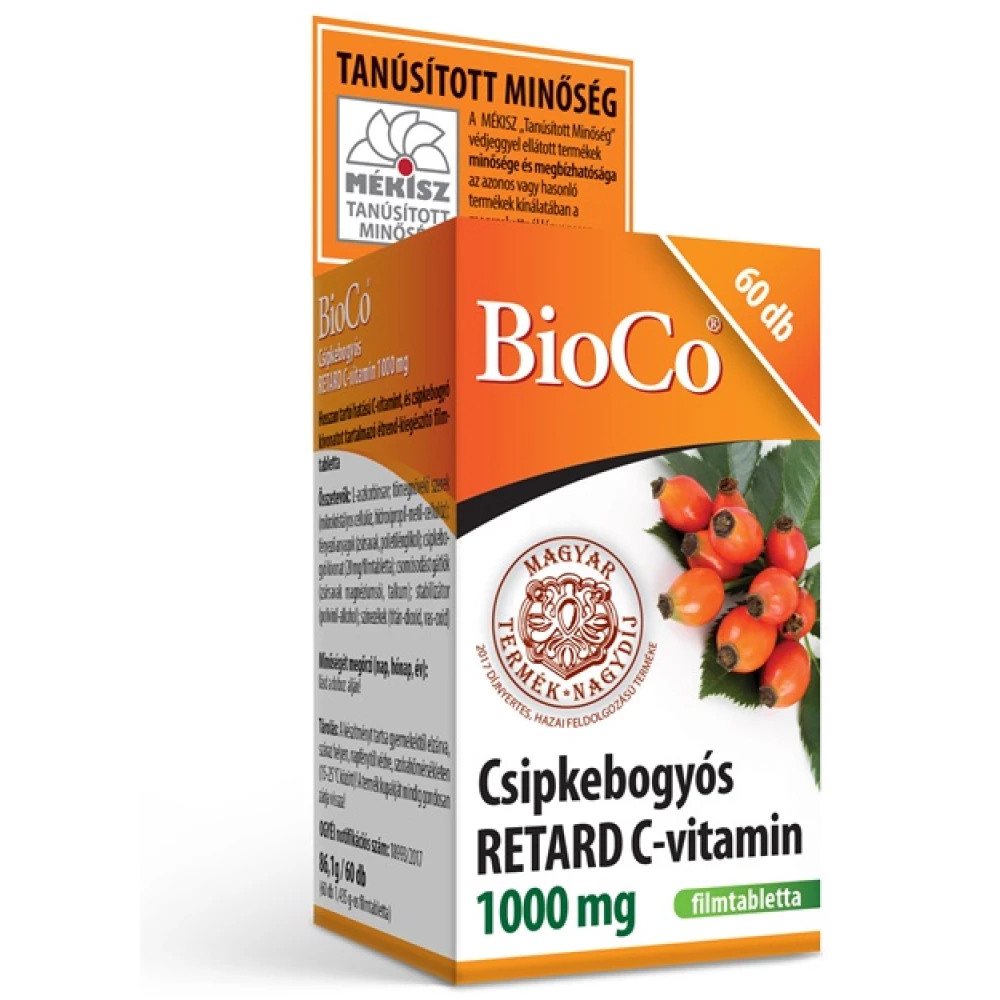 Bioco Csipkebogy S Retard C Vitamin Mg Filmtabletta Pcs Ipon