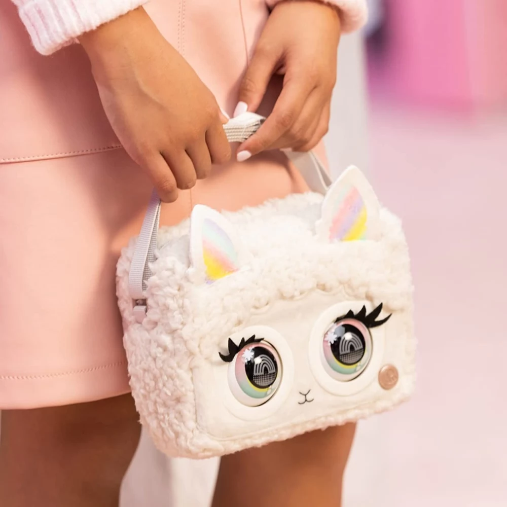 Spin Master Purse Pets Fluffy Fashion Interakt V Bolyhos L Ma T Ska