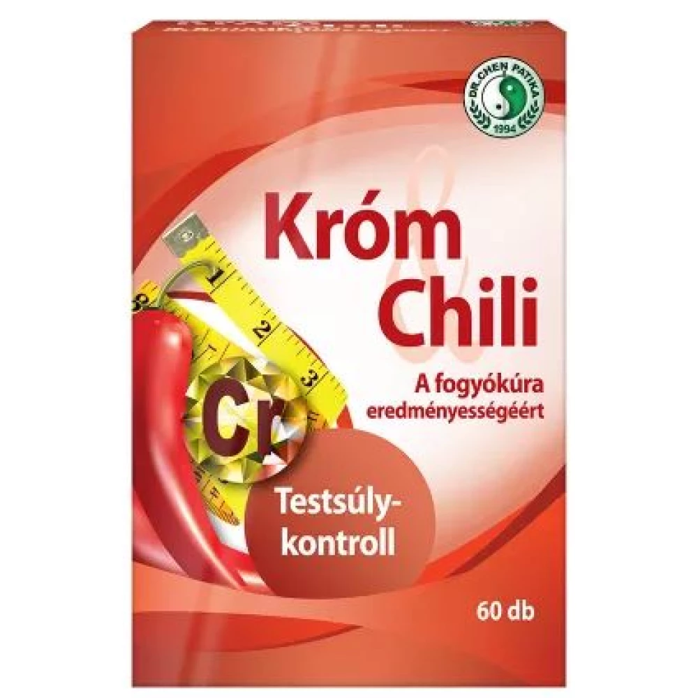 DR CHEN Dr chen króm és chili kapszula a fogyókúra eredményességéért 60