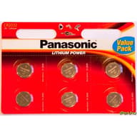 PANASONIC CR2032 3V gombelem (CR) 6db