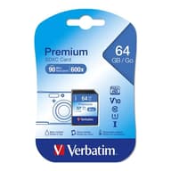VERBATIM Premium 64GB SDXC 45 MB/s 44024