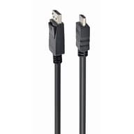 GEMBIRD DisplayPort HDMI transformator Crno 3m CC-DP-HDMI-3M