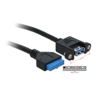 DELOCK 83118 USB 3.0 pin header - USB 3.0 cable 0.5m
