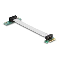 DELOCK Bővítőkártya PCI Express x1 - x1 csatlakozó rugalmas 13 cm kábellel bal oldali beillesztéssel