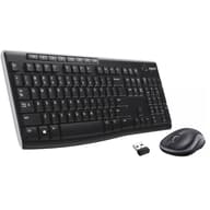 LOGITECH MK270 žica bez tastatura i miš set madžarski - Crna / siva