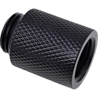 ALPHACOOL 17256 Eiszapfen extension 20mm G1/4 outer thread to G1/4 inner thread - black