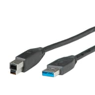 ROLINE USB 3.0 USB 3.0 Type B Connector Black 1.8m 11.02.8870-50