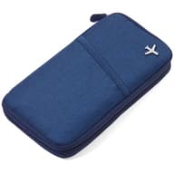 TROIKA Dokumentumtároló utazáshoz RFID védelemmel "Safe flight" sötétkék