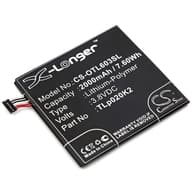 CAMERON SINO X-Longer Alcatel TLp020K2/C2000023C2 aftermarket rechargeable battery 2000mAh 3.8V