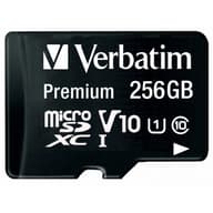 VERBATIM Premium 256GB MicroSDXC 10 MB/s 44087