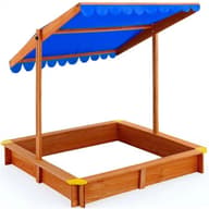 sand box shade roof blue