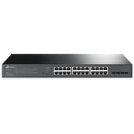 TP-LINK TL-SG2428P JetStream 24 portos gigabites Smart PoE+ switch 4 db SFP csatlakozóval