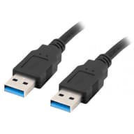 LANBERG USB 3.0 Connector Black 1.8m CA-USBA-30CU-0018-BK