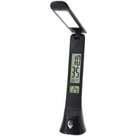 AVIDE ABLDLC-6W-B-HG LED Tisch- Lampe Leder-Effekt Hugo 5W Kalender Schwarz Braun