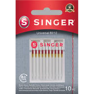 SINGER 80/12 10PK Univerzális varrótű szövött szövetekhez