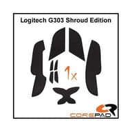 COREPAD Grips For Logitech G303 Shroud Edition crno
