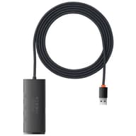 BASEUS Lite Series 4 az 1-ben USB - 4x USB 3.0 hub 2m crno