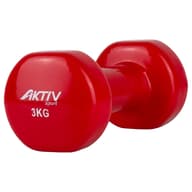 AKTIVSPORT Kézisúlyzó vinyl 3 kg red