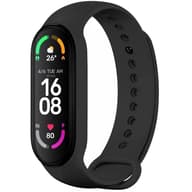 FIXED Elastic Silicone Strap for Xiaomi Band 7/ Mi Band 6/ Mi Band 5 fekete