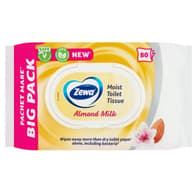 ZEWA Almond Milk Toalettpapír moist 80pcs