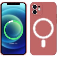 CELLECT Magnetisch Silizium Hülle iPhone 14 rot