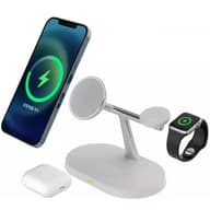 XPRO 3in1 MagSafe QI Draht ohne Ladestation QC 15W Weiß