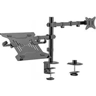 GEMBIRD MA-DA-03 prilagodljiv stolni držač monitor ruke i notebook poslužavnik 17"-32"