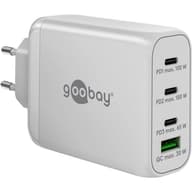 GOOBAY USB-C PD GaN Multiport Quick Charger (100 W) fehér