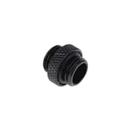 ALPHACOOL Eiszapfen double nippel G1/4 outer thread to G1/4 outer thread - black