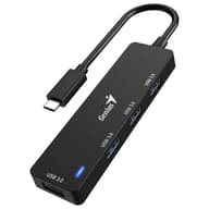 GENIUS UH-400 4 portos USB hub crno