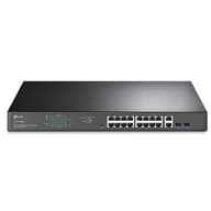 TP-LINK TL-SG1218MPE JetStream 16-Port Gigabit Easy Smart PoE+ Switch with 2 SFP Slots
