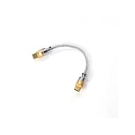 DDHIFI USB 2.0 Type C Liaison Schwarz und Silber 10cm DDHIFI-TC07S-10