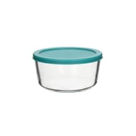 TOO KT-91 Essenslager Glas Rund Plastik Dach 472 ml