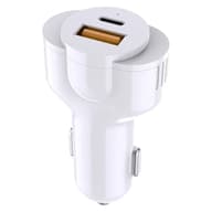PH-CC58 autós gyorstöltő Type-C + USB PD 30W fehér