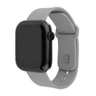 FIXED Sporty silikon remen Apple Watch 42/44/45mm svetlo sivo