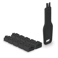 LINDY ZUB RJ-45 port blokkoló 10db kulccsal fekete