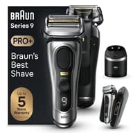 BRAUN Series 9 Pro+ 9577cc Wet&Dry razor 6in1 Smart Care charger and travel pouch silver