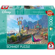 SCHMIDTSPIELE Puzzle játék 1000 darabos Thomas Kinkade Studios Disney Jégvarázs Ünneplés Arendelle-ben