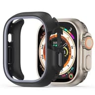 DUX DUCIS Bamo Műanyag + szilikon védőkeret szíj nélkül Apple Watch 7-9 (41 mm) sötétszürke