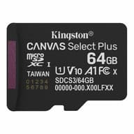 KINGSTON Canvas Select Plus 64GB MicroSDXC 30 MB/s SDCS3/64GBSP