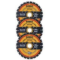 DEWALT DT10399-QZ 3 pcs List kružne pile klt EXTREME Ø 190 × 30 mm 24T