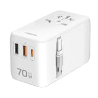 LOGILINK PA0357 Utazó adapter 2x USB-A 1x USB-C fehér