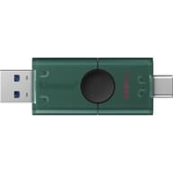 KINGSTON 256GB DataTraveler Duo G2 USB-A + USB-C 3.2 Gen 1 Black-Green