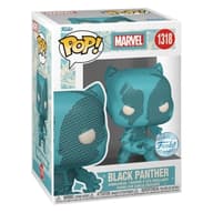 Funko POP! Marvel: Retro Reimagined - Black Panther (SE) #1318 figura Bobble-Head