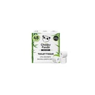 CHEEKY PANDA Toalettpapír bamboo 3 ply kistekercses 48 roll white